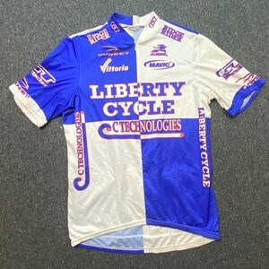 Aussie Cycling Jersey XL Mens Blue White Liberty Cycle Vintage Racing Mavic GT